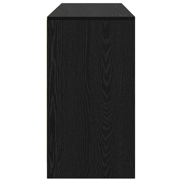 vidaXL Serviesskap 3 pcs Svart Eik 70 x 41 x 75 cm Konstruert tre