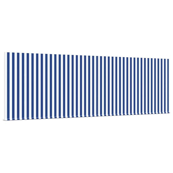 vidaXL Innvendbar Markise Blå og hvit 400 × 300 cm