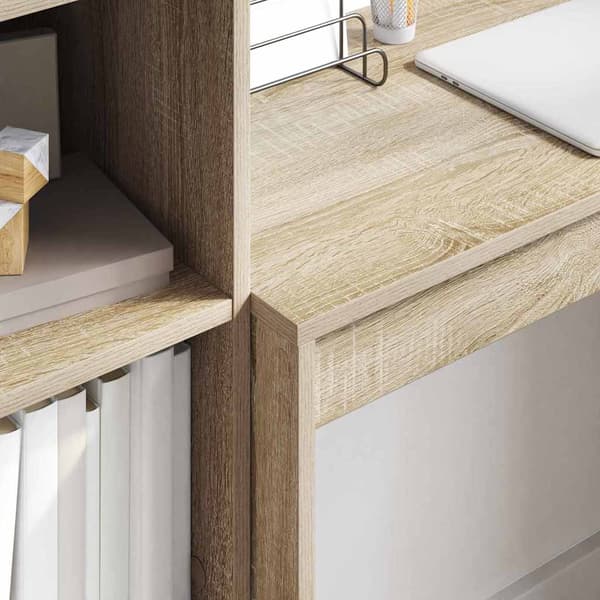 vidaXL Skrivebord Sonoma eik 80 x 40 x 76 cm