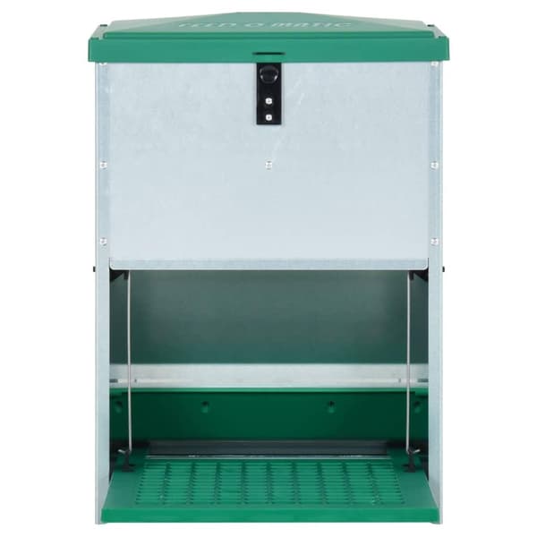 vidaXL Foderautomat för fjäderfä med pedal 12 kg