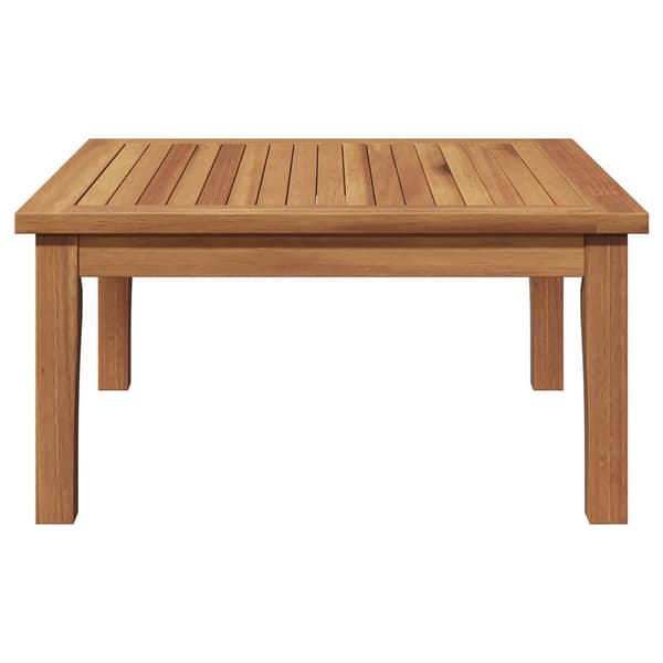 vidaXL Trädgårdsbord Brun Massivt teakträ