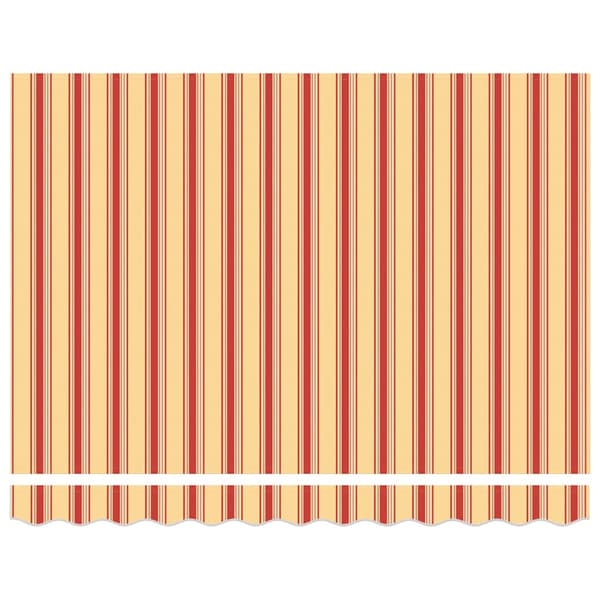 vidaXL Markis Gul och Orange 350 x 250 x 165 cm Polyester