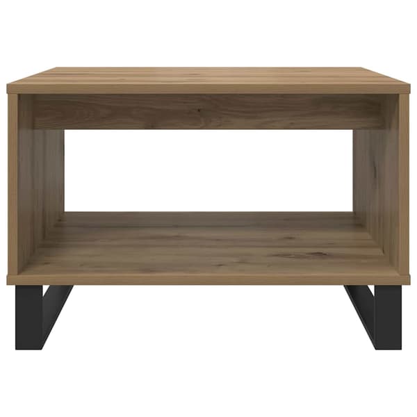 vidaXL Kaffebord artisan eik 60 x 50 x 40 cm Konstruert tre