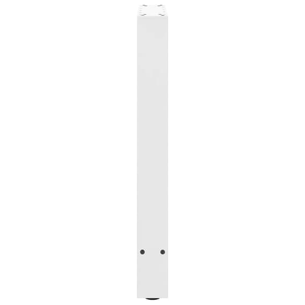 vidaXL Soffbordsben vit 2 st 50x(72-73) cm stål