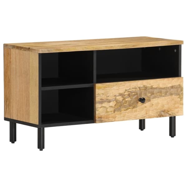 vidaXL TV-benk 80x33x46 cm heltre mango