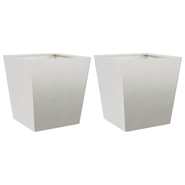 vidaXL Plantekasser 2 stk 40x40x40 cm rustfritt stål
