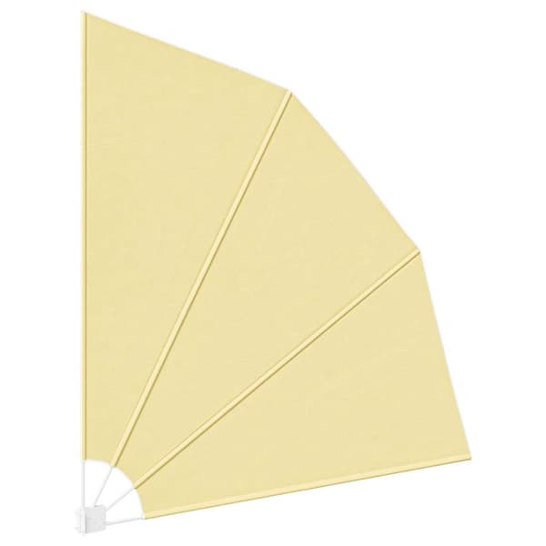 vidaXL Balkong privat skjerm sand 210 x 210 cm Polyester