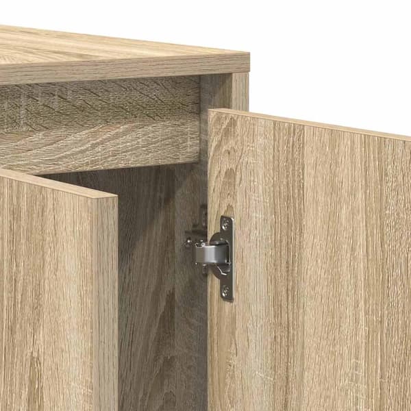vidaXL Serviesskap Sonoma eik 135 x 41 x 75 cm Konstruert tre