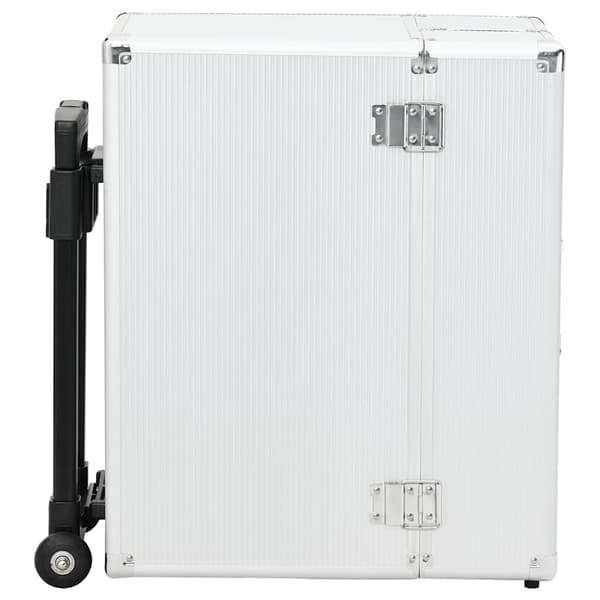 vidaXL Pilotkoffert 47x39x27 cm sølv aluminium