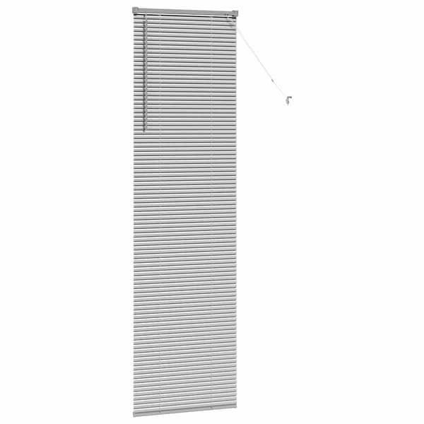 vidaXL Persienner Silver 220 x 55 cm Aluminium
