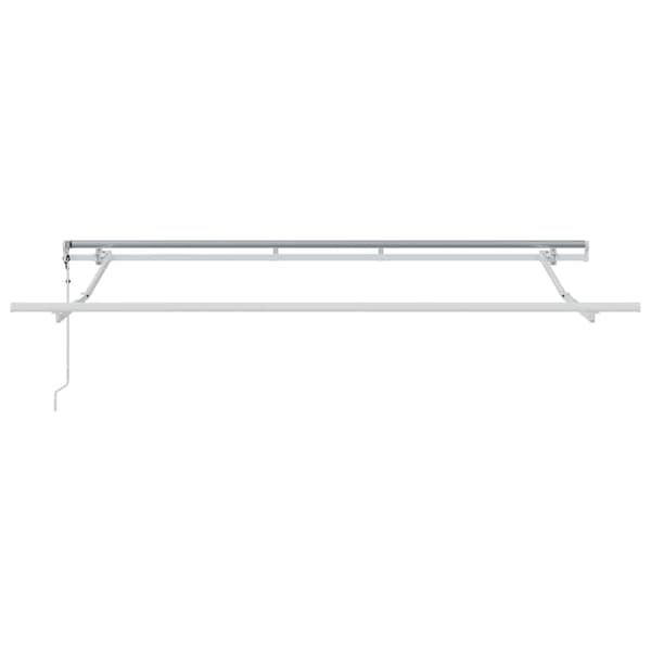 vidaXL Markisram Vit 3,5 x 2 m Metall