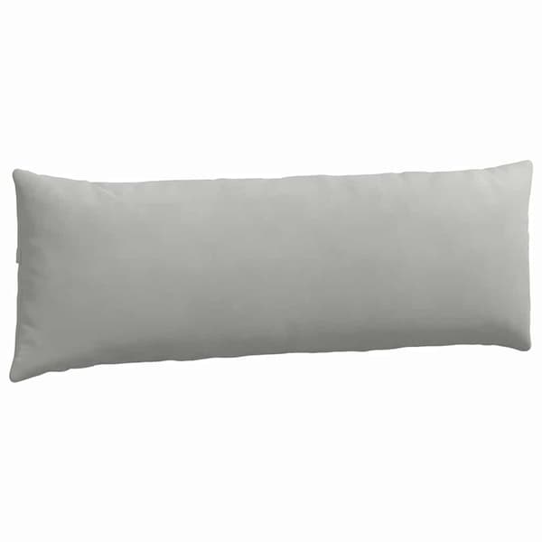 vidaXL Soffkuddar 2 st Ljusgrå 120 x 40 cm tyg