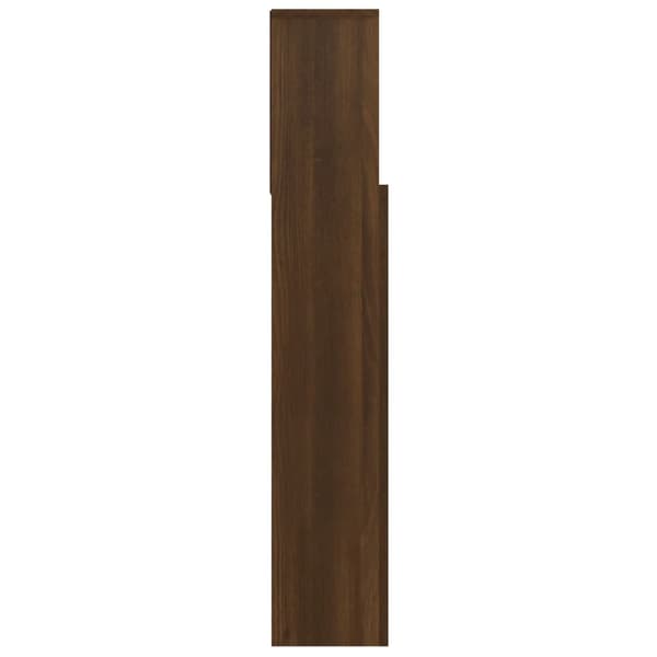 vidaXL Sengegavlskap brun eik 100x19x103,5 cm