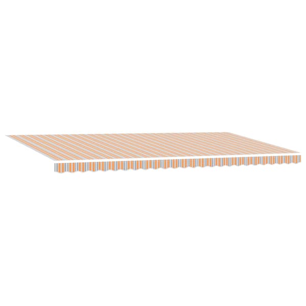 vidaXL Markis tyg med Flerfärgsdesign 600 × 300 cm Polyester