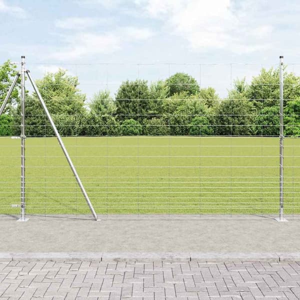 vidaXL Stängselstolpe Galvaniserad 50 x 1,5 m Stål
