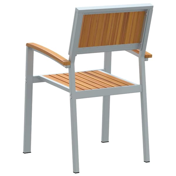vidaXL Stablestol 6 pcs Brun 56 x 57 x 87 cm Solid akasietre