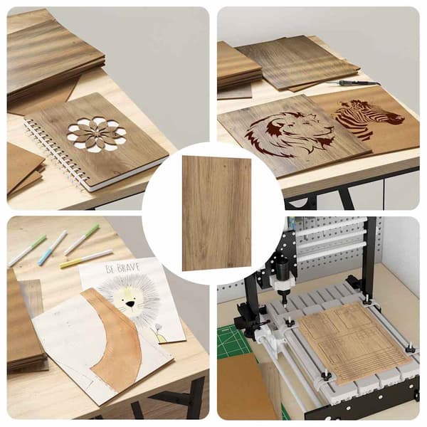 vidaXL Dekorpaneler 50 pcs Artisan Eik 15 x 21 x 0.27 cm