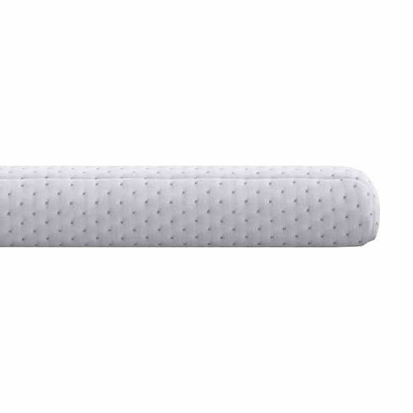vidaXL Madrasskydd Vit 160 x 200 cm Jacquard tyg