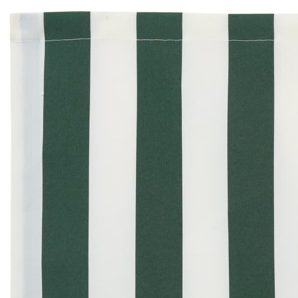 vidaXL Markisväv Grön och Vit 330 x 245 cm Polyester