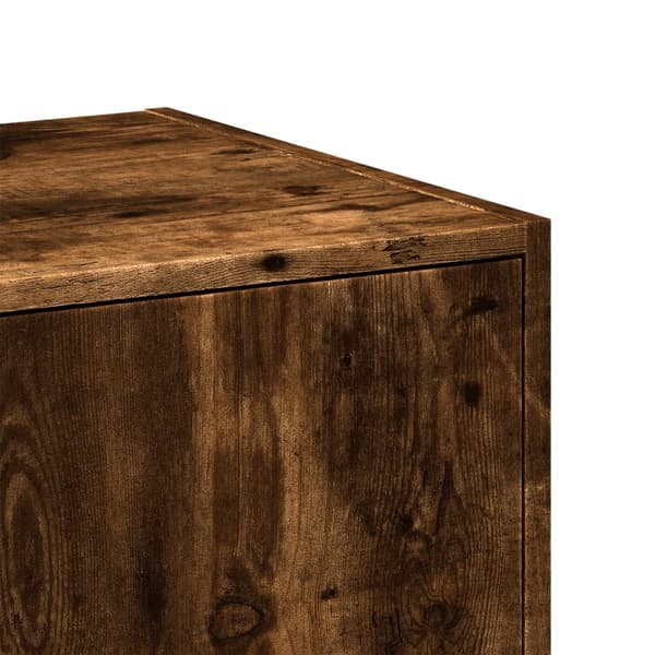 vidaXL Apotekskap røkt eik 40x41x144,5 cm konstruert tre