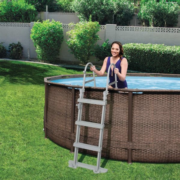 vidaXL Bestway Poolstege Flowclear 4 steg 122 cm 58331