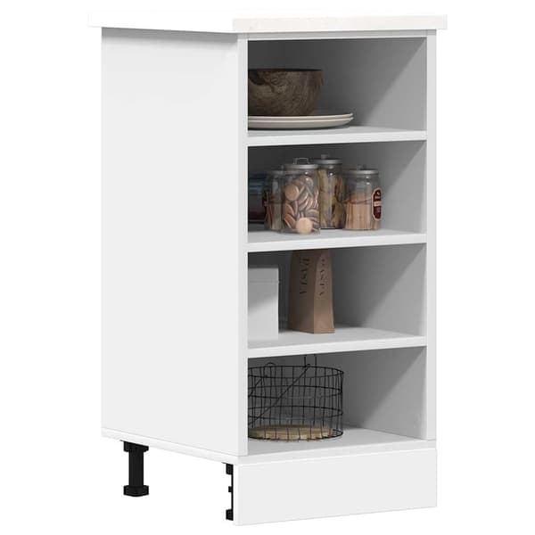 vidaXL Underskåp "Riga" vit 40x44,5x81,5 cm konstruerat trä