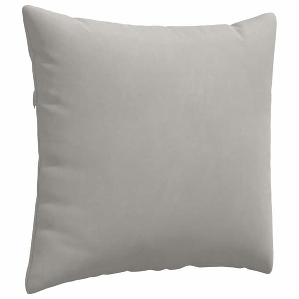 vidaXL Soffkuddar 2 st Ljusgrå 50 x 50 cm tyg