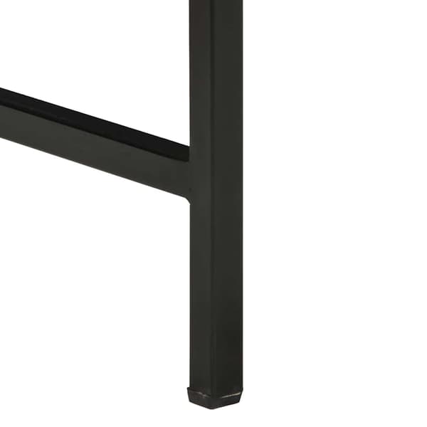 vidaXL Skrivebord Brun 105 x 50 x 75 cm Solid mango tre og metall