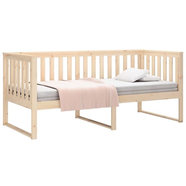 vidaXL Dagbädd 90x200 cm massiv furu