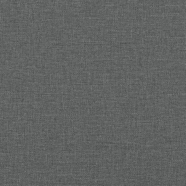 vidaXL Sängram mörkgrå tyg 100x200 cm