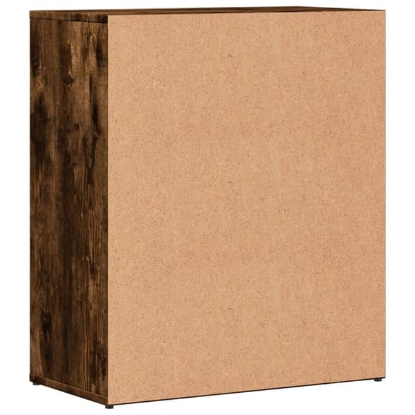 vidaXL Skjenk røkt eik 60x31x70 cm konstruert tre