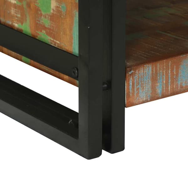 vidaXL Kaffeebord 120 x 50 x 38 cm Solid återvunnen trä