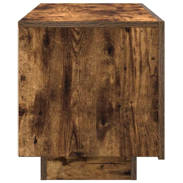 vidaXL TV-benk røkt eik 100x35x40 cm konstruert tre