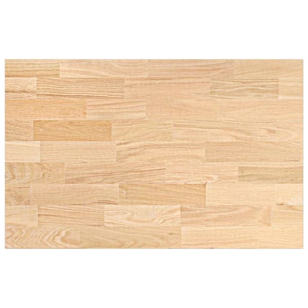vidaXL Kjøkken benkeplate rektangulær 100x63,5x4 cm heltre eik