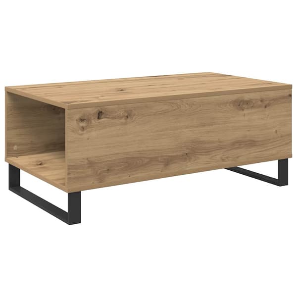 vidaXL Kaffebord med skuff artisan eik Konstruert tre