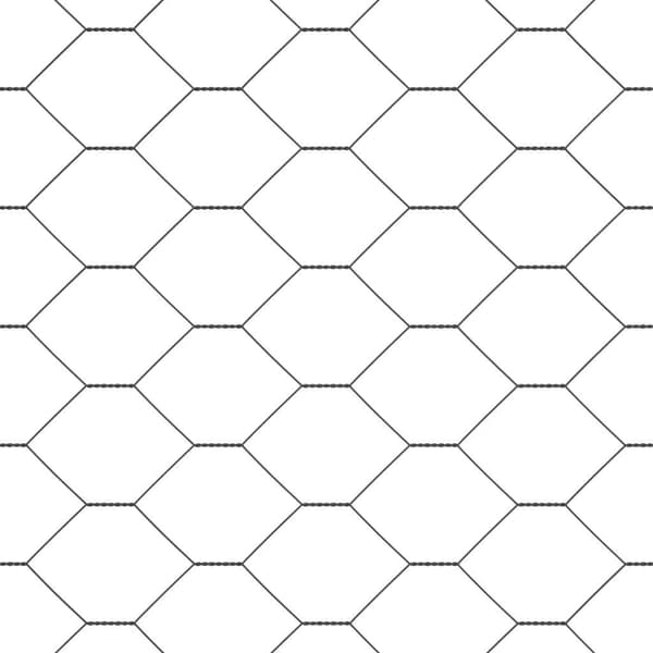 vidaXL Sekskantet gjerde Grå 0,5 x 10 m PVC