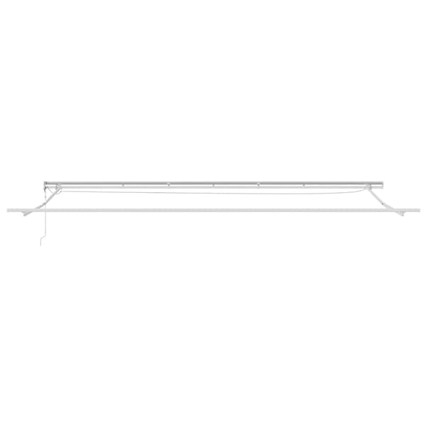 vidaXL Utfällbar markis Orange och Brunt 600 × 300 cm