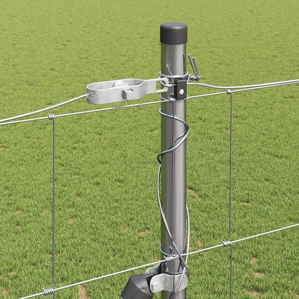 vidaXL Stängselstolpe Galvaniserad 25 x 1,6 m Stål