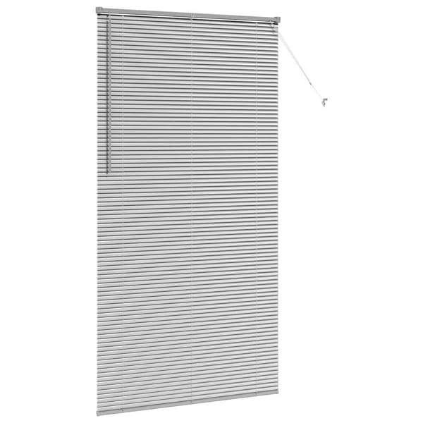 vidaXL Persienner Silver 220 x 110 cm Aluminium