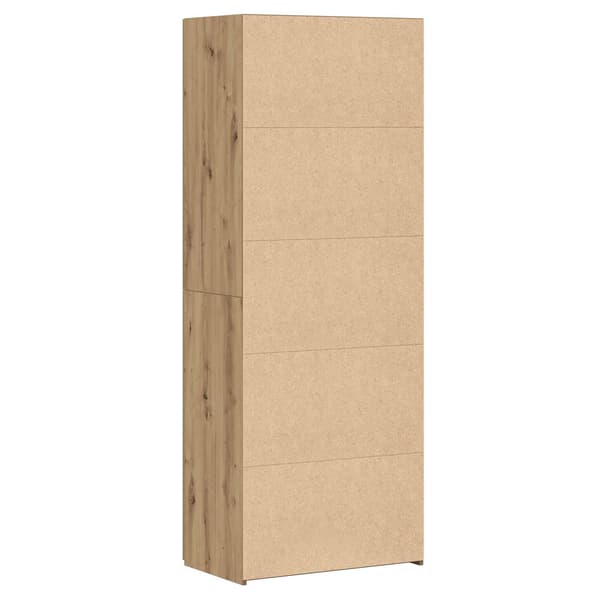 vidaXL Høyskap 2 pcs Artisan Eik 70 x 42,5 x 185 cm