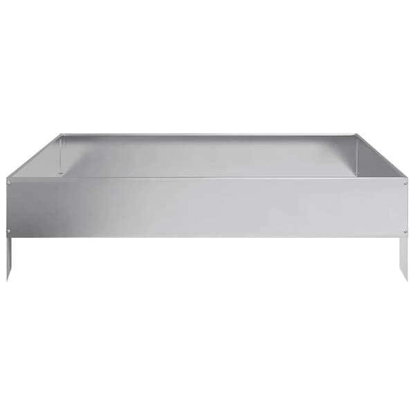vidaXL Høybed 100x100x26 cm galvanisert stål