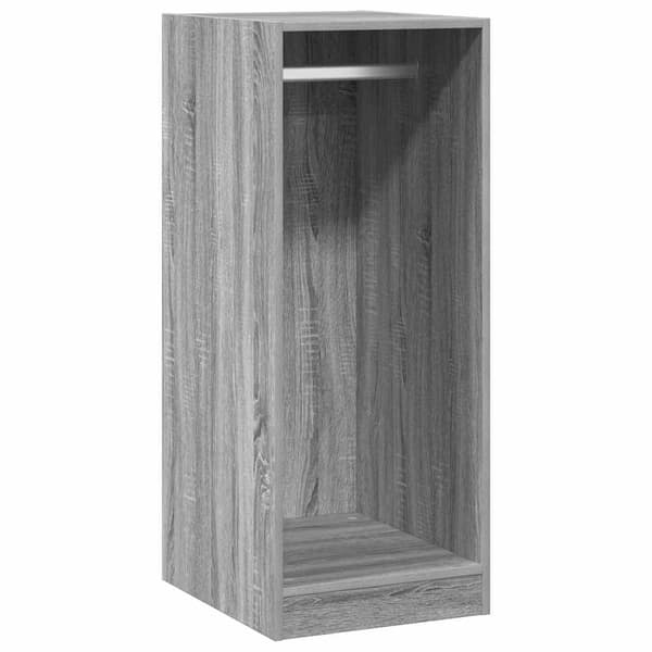 vidaXL Garderobe grå sonoma 48x41x102 cm konstruert tre