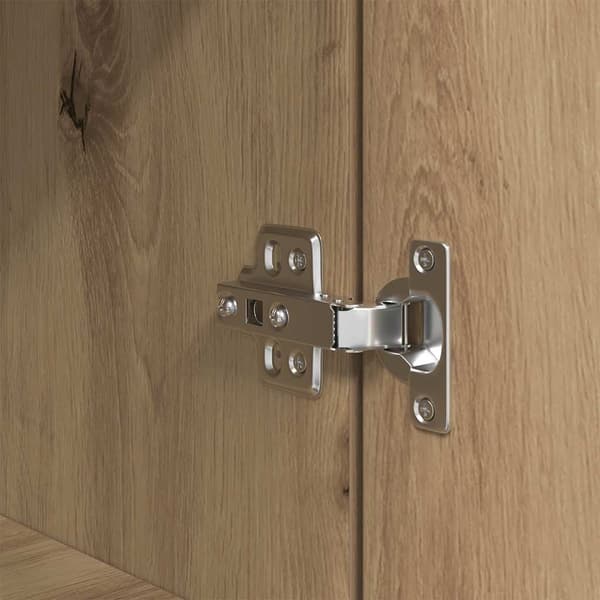 vidaXL Nattbord artisan eik 39x35x65 cm konstruert tre