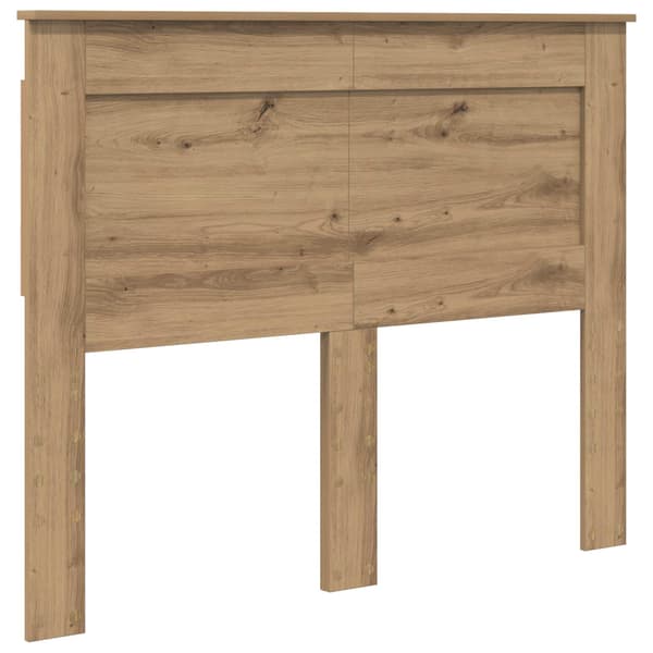 vidaXL Hodegavl med hodegjerde Artisan Eik 120 cm Konstruert tre