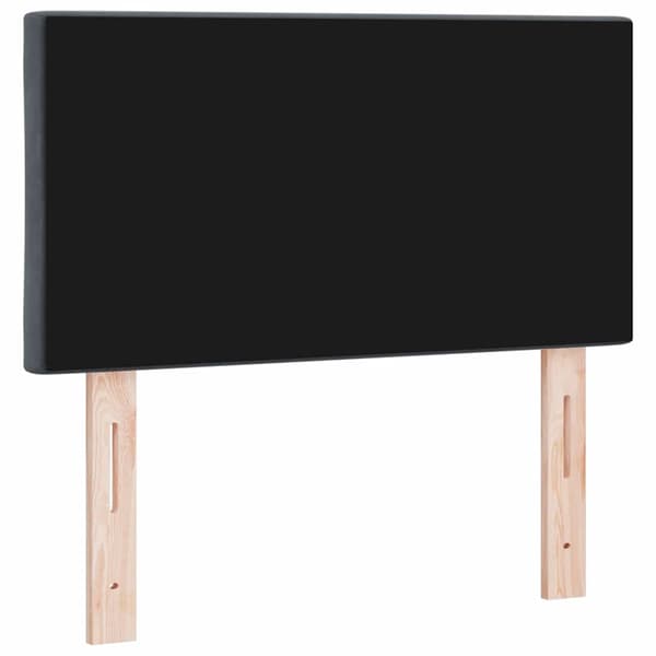 vidaXL Huvudgavel Mörkgrå 80 cm Sammet