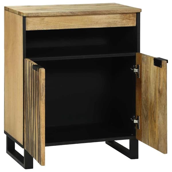 vidaXL Skap Brun 60 x 33 x 75 cm heltre mango