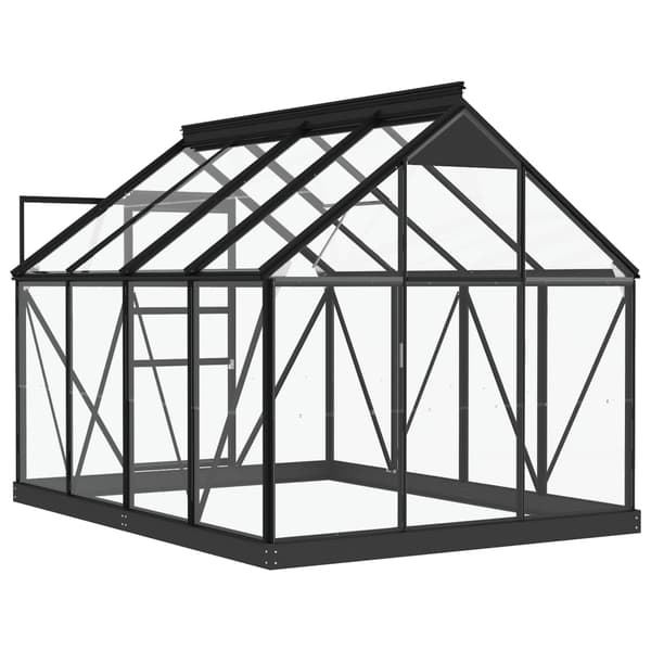 vidaXL Växthusglas 16 st härdat glas