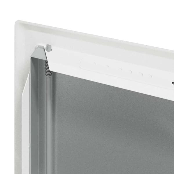 vidaXL Åtkomstpanel Vit 63 x 33 x 3 cm Stål