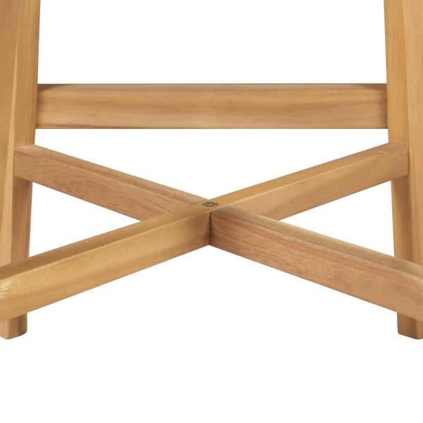 vidaXL Barstoler 2 stk heltre akasie