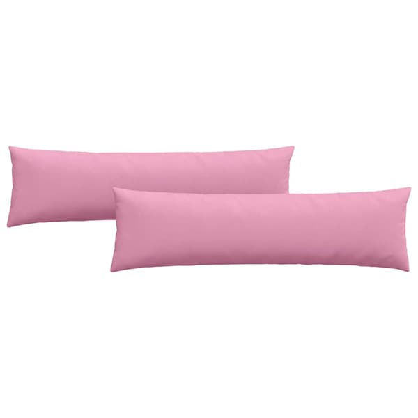 vidaXL Soffkuddar 2 st Rosa 145 x 40 cm tyg